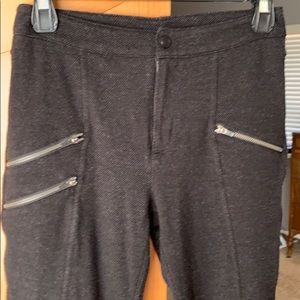Athleta zip up legging